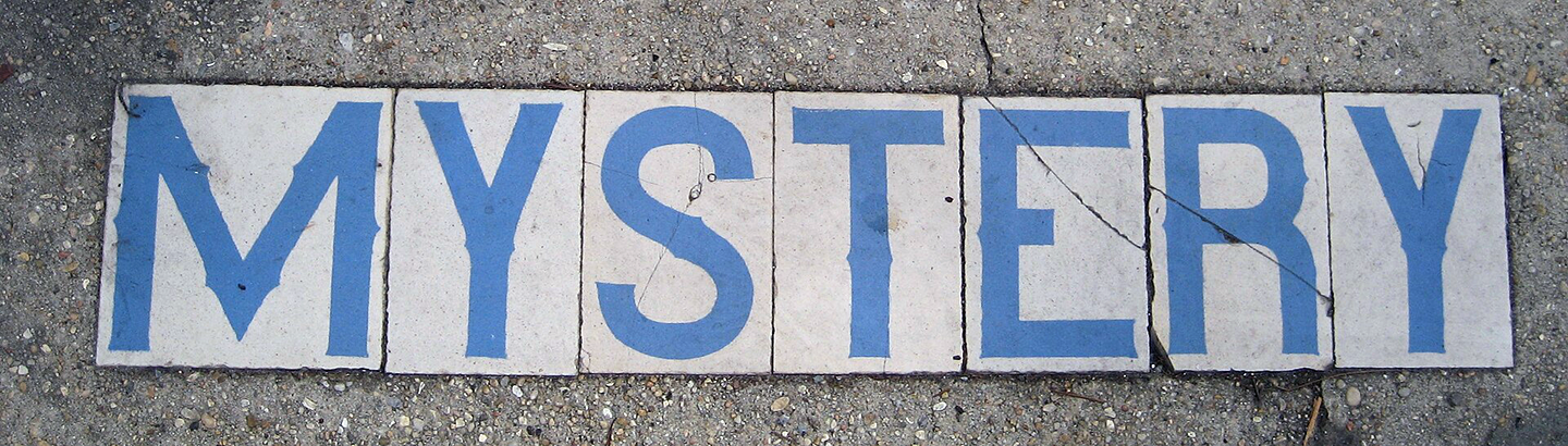 Street marker tiles for Mystery Street in New Orleans, LA